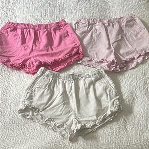 Crewcuts Cotton Shorts with Ruffle Trim, Size 10